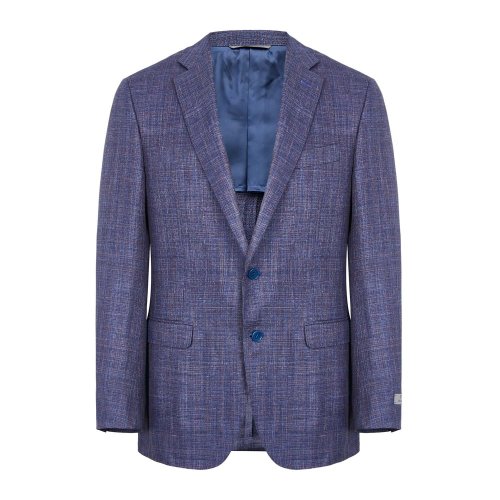 CANALI/康納利 藍(lán)色 男士花色西服夾克外套 29220-CU00383-31