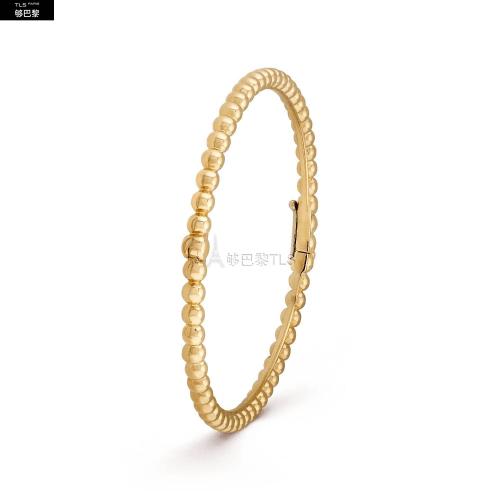 VCA梵克雅寶 22年秋冬 女士 手鐲 Bracelet Perlee perles d%27or， grand modele VCARO95900 預定商品2-8周發(fā)貨