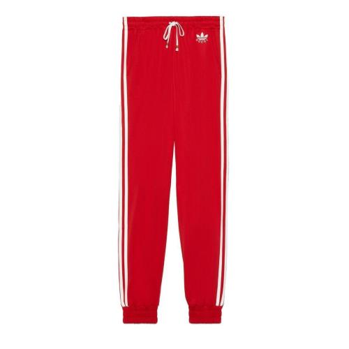  GUCCI古馳 22年秋冬 女士 adidas x Gucci聯(lián)名系列針織慢跑長褲 721641 XJEGU 6480