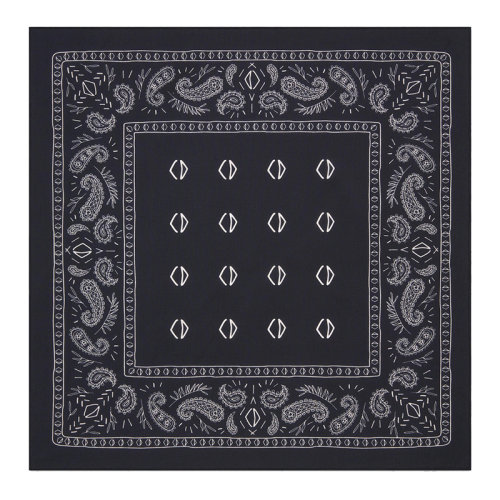 DIOR/迪奧 22年春夏新款 男士海軍藍和白色純棉印花方巾圍巾手帕28B1060B0643_C585