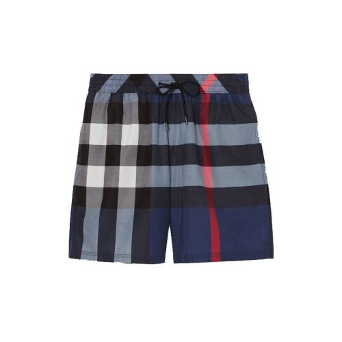  BURBERRY/博柏利 男士抽繩系帶格紋泳褲 80138791 PLFSX