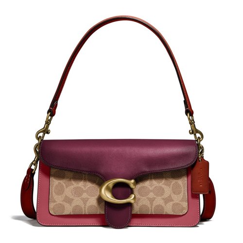  COACH/蔻馳 女士棕色皮革單肩包 91215 B4TA