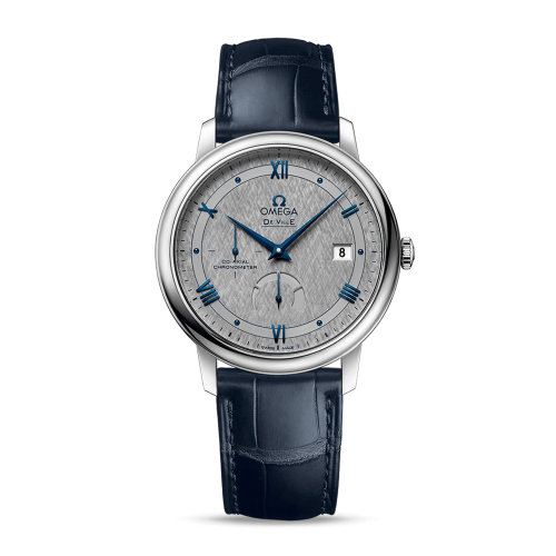 OMEGA/歐米茄 碟飛系列 典雅 同軸腕表 動(dòng)力儲(chǔ)存顯示 精鋼表殼 皮表帶 自動(dòng)機(jī)械 男士腕表 424.13.40.21.06.002