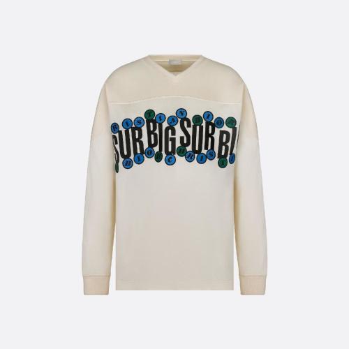  DIOR迪奧 22年秋冬 男士 短袖T恤 DIOR AND JACK KEROUAC 長袖 T 恤，超大版型 293J631B0787_C