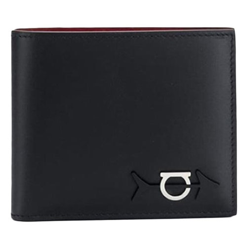 Salvatore Ferragamo/菲拉格慕 男包 男士 黑色皮革時尚卡包錢包 66A381 704524