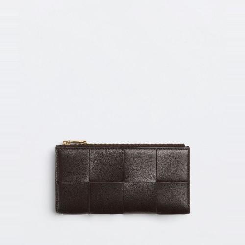  BV葆蝶家 22年秋冬 女士 錢包 portefeuille zippe a deux volets 681011VCQC12132 預(yù)定商品1-3周發(fā)貨