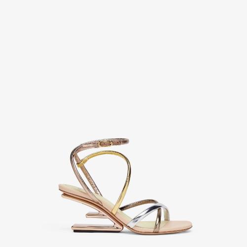  FENDI芬迪 22年秋冬 女士 坡跟涼鞋 Fendi First 8X8278UJ3F1GZW