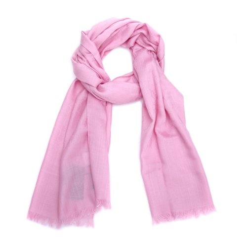GUCCI/古馳 女士粉色絲綢混紡羊毛圍巾圍脖 165904-3G646-6900