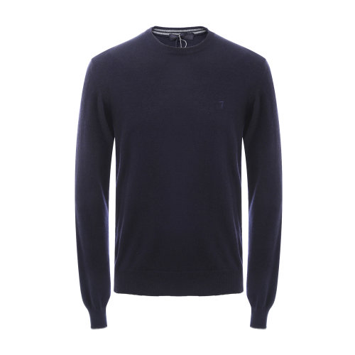 Trussardi/楚莎迪 圓領(lǐng)男士羊毛衫 男士針織衫/毛衣 針織內(nèi)搭