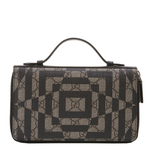 GUCCI/古馳 男士 男包 拼色織物時(shí)尚手提包 428794 KVX1N 9769