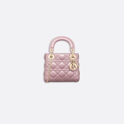  DIOR迪奧 女士 手提包 迷你 Lady Dior 手袋 M0505OADU_M15P 預定商品1-3周發(fā)貨