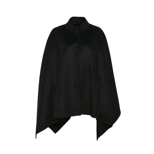 SHOKAY/繡嘉  冬日唯美細(xì)致都市卓瑪斗篷女士大衣