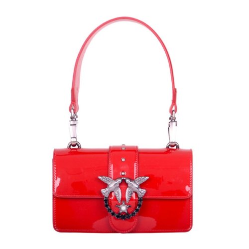 Pinko/品高 女士紅色牛皮單肩斜挎包