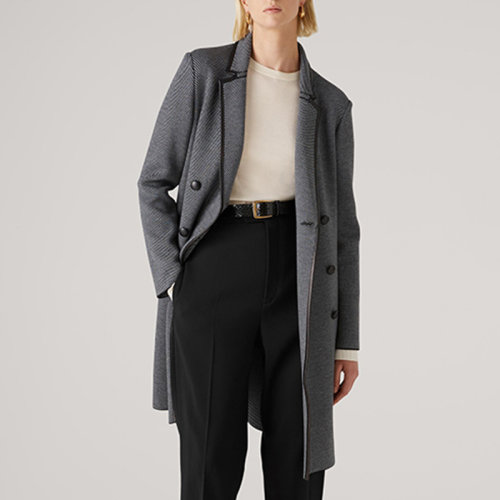 St.John/盛薔斜紋編織女士大衣K6111J1