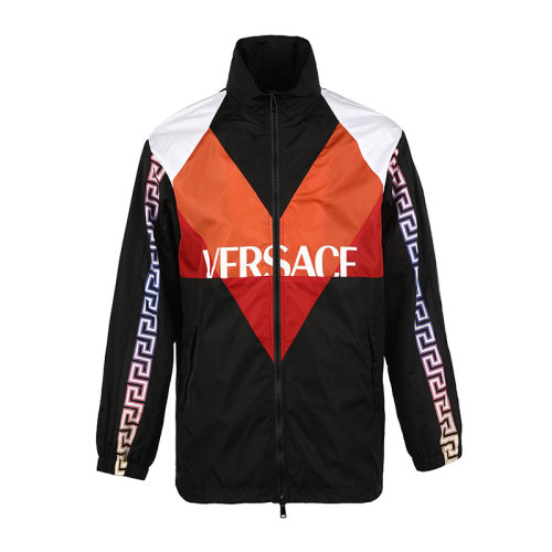 VERSACE/范思哲 字母印花潮流拼色男士夾克外套10010301A00709