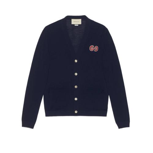  GUCCI古馳 22年秋冬 男士 GG羊毛開衫 576815 XKAOW 4440