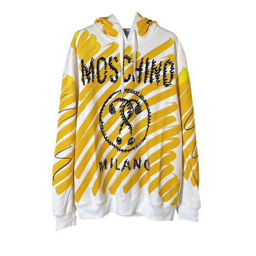 MOSCHINO/莫斯奇諾 女裝  女士拼色棉質(zhì)連帽時(shí)尚休閑秋冬女衛(wèi)衣 DT171504276028