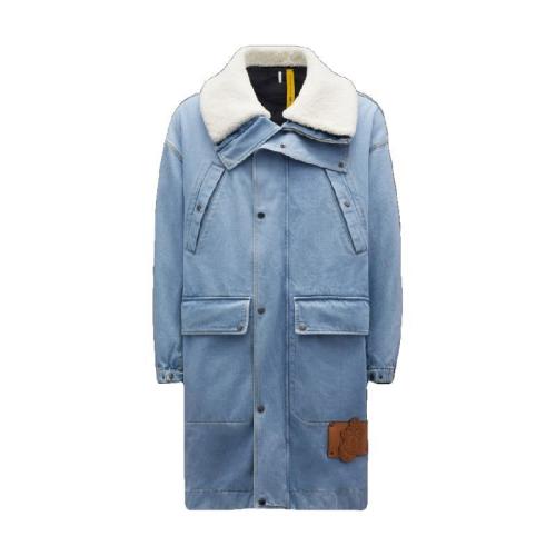  MONCLER蒙可蒙克萊 22年秋冬 女士 大衣 Muir Denim Coat H209E1C00006M1979795