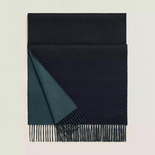  HERMES愛(ài)馬仕 22年秋冬 男士 圍巾 Echarpe Recto-Verso H393800T 29