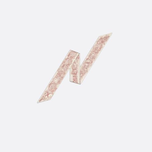  DIOR迪奧 女士 絲巾 ABCDior Mitzah 絲巾 11ABC106X600_C415