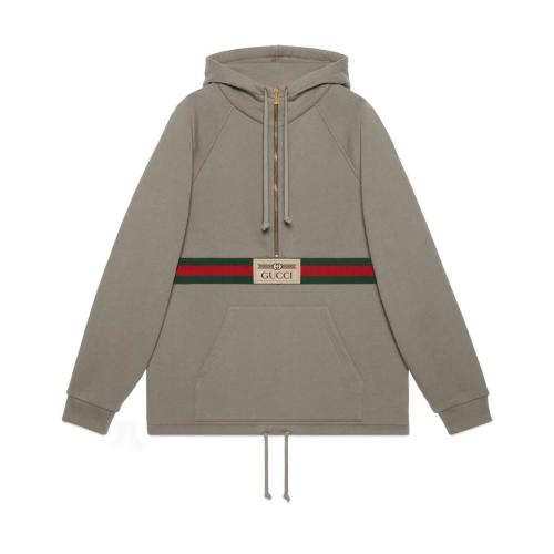  GUCCI古馳 22年秋冬 女士 復(fù)古Gucci標(biāo)識織帶衛(wèi)衣 644656 XJC3W 1030