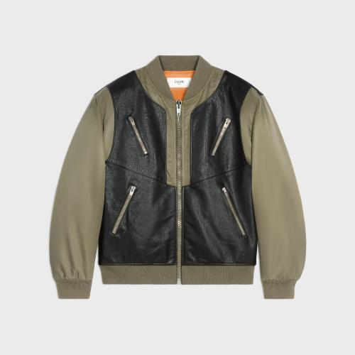  CELINE賽琳思琳 22年秋冬 男士 夾克 雙材質(zhì)錦綸夾克 2W668889O.02KK