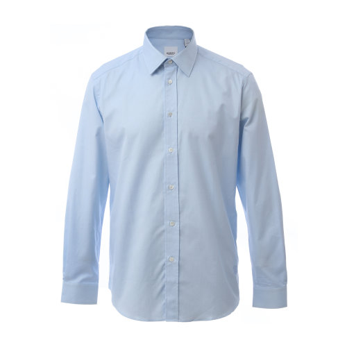 BURBERRY/博柏利 經(jīng)典剪裁專屬標(biāo)識圖案棉質(zhì)牛津男士長袖襯衫 8013731 1