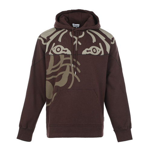 KENZO/高田賢三虎頭印花連帽男士套頭衛(wèi)衣男衛(wèi)衣FB65SW538