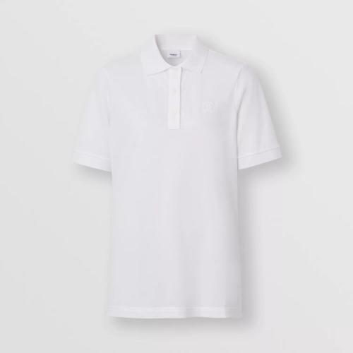  BURBERRY 22年秋冬 女士 專屬標識裝飾棉質 Polo 衫 80493821