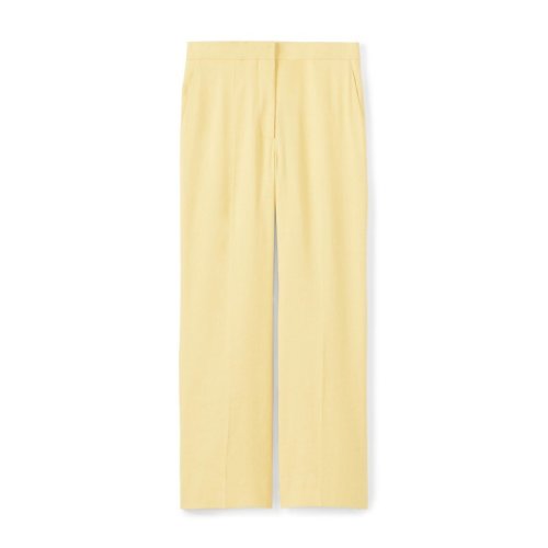 【21春夏】St.John/盛薔純色中腰微喇女士休閑褲K813C41