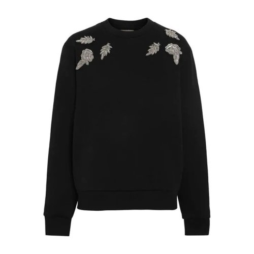  BURBERRY/博柏利 女士黑色棉質(zhì)衛(wèi)衣 8008410 PLFSX