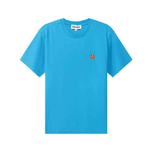 KENZO/高田賢三【22春夏新款】男士棉質(zhì)圓領(lǐng)短袖T恤小虎頭刺繡 5TS003 4CJ