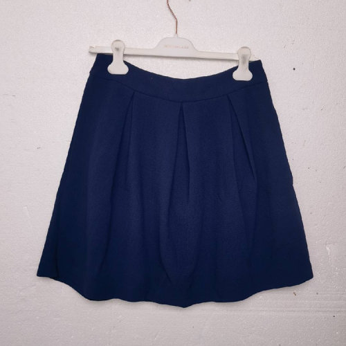 ARMANI COLLEZIONI/阿瑪尼卡爾茲藍(lán)色女士半身裙 SMN12TSM020