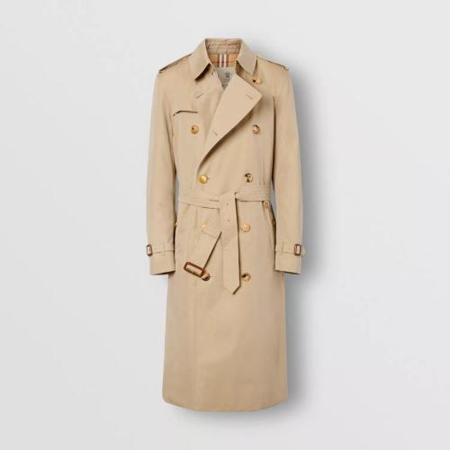  BURBERRY 22年秋冬 男士 肯辛頓版型 - 長款 Heritage Trench 風(fēng)衣 80458611