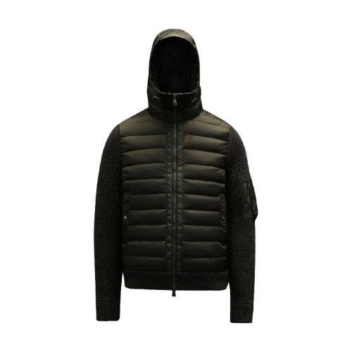  MONCLER蒙可蒙克萊 22年秋冬 男士 針織衫 Padded Wool Hoodie H20919B50800A9340831
