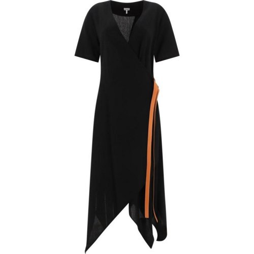 LOEWE/羅意威 女士黑色時尚休閑連衣裙 S359335XFX 1100