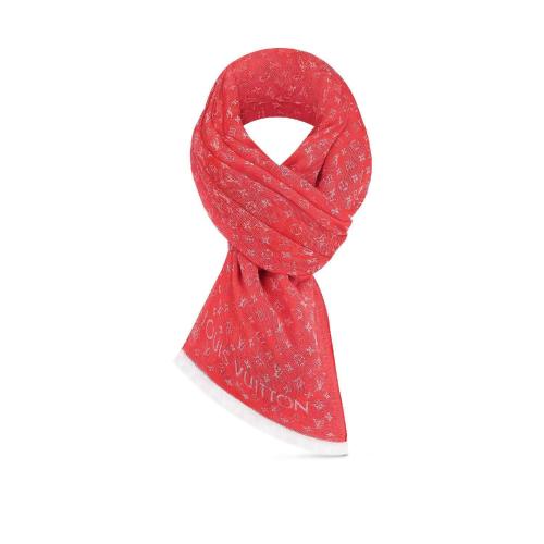  LV路易威登 22年秋冬 女士 圍巾 NANO MONOGRAM 長(zhǎng)圍巾 M76962 預(yù)定商品2-6周發(fā)貨