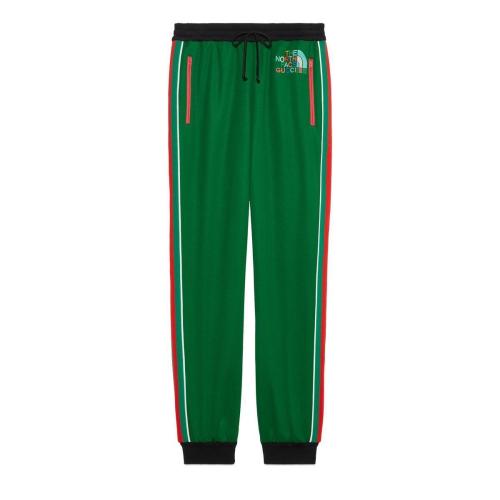  GUCCI古馳 22年秋冬 女士 The North Face x Gucci聯(lián)名系列棉質(zhì)慢跑長褲 673967 XJDUE 3063