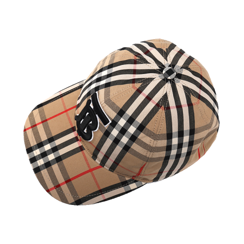 BURBERRY/博柏利女士經(jīng)典格紋TB標(biāo)志鴨舌帽帽子8038504