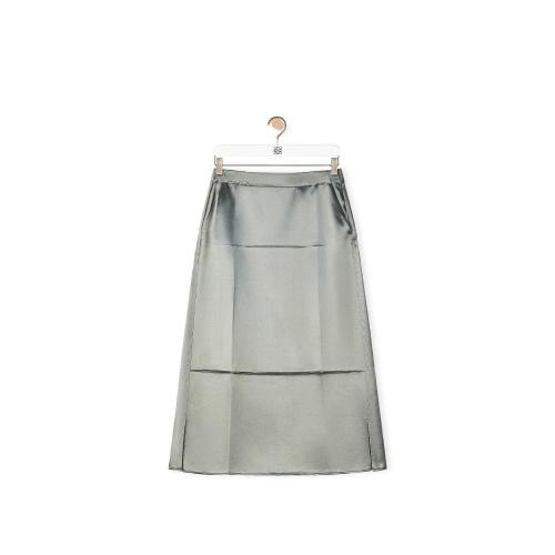  LOEWE羅意威 22年秋冬 女士 半身裙 Slip midi skirt in satin S359Y08X20-9370