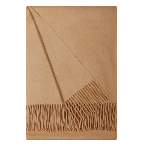 SNOW LOTUS/雪蓮 秋冬 中性 韓版純色 羊毛披肩 圍巾 優(yōu)雅簡約 禮盒裝 769800