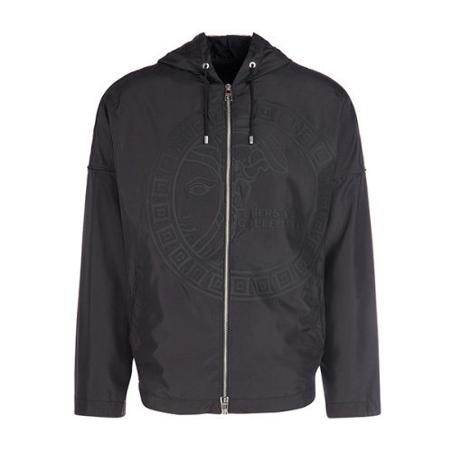 VERSACE JEANS/范思哲牛仔  男裝 時尚簡約 連帽 男士夾克 V500592-VT00681_V1008  HKY015C