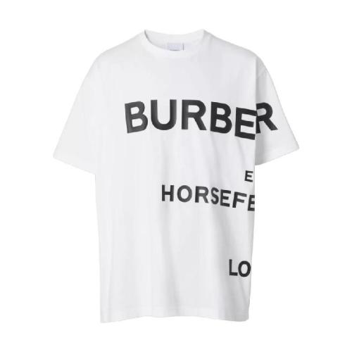  BURBERRY 22年秋冬 男士 Horseferry 印花棉質(zhì)寬松 T 恤衫 80406911 預(yù)定商品1-3周發(fā)貨
