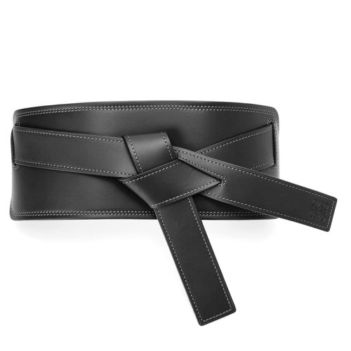 LOEWE/羅意威新款 Gate系列 女士黑色牛皮革腰帶S818Y21L04-1100