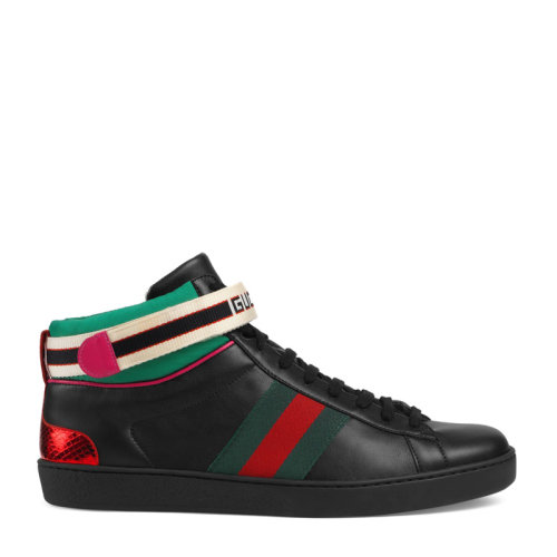 GUCCI/古馳 男士拼色皮革休閑鞋運動鞋 523472-0FIW0 多色可選