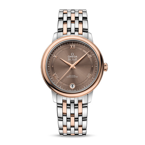 OMEGA/歐米茄 碟飛系列 典雅 同軸腕表 精鋼 18K金 自動(dòng)機(jī)械 女士腕表 424.20.33.20.13.001