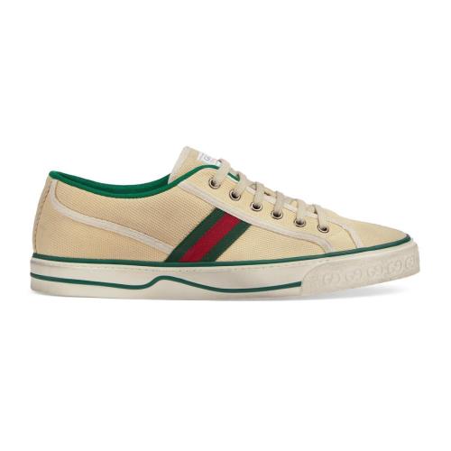  GUCCI古馳 22年秋冬 女士 Gucci Tennis 1977男士運(yùn)動(dòng)鞋 606111 GZO30 9361
