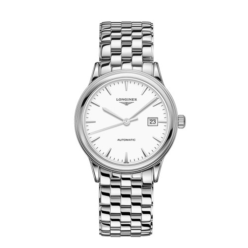 預(yù)定款1個(gè)月LONGINES/浪琴  軍旗系列精鋼自動(dòng)機(jī)械男士腕表40毫米L4.984.4.12.6