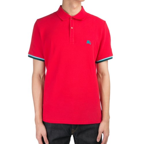  BURBERRY/博柏利 男士紅色棉質(zhì)短袖POLO衫 3974663 PLFSX