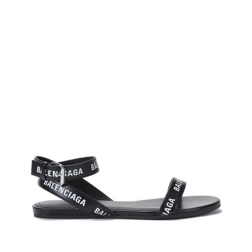 Balenciaga/巴黎世家 2021款 女士皮革平底涼鞋 630038 WBAE1